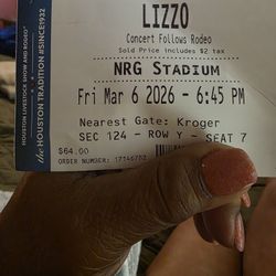 Rodeo Tickets For Lizzo Tonight 3/6  45.00 Each (2)