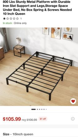 Queen Metal Bed Frame BRAND NEW