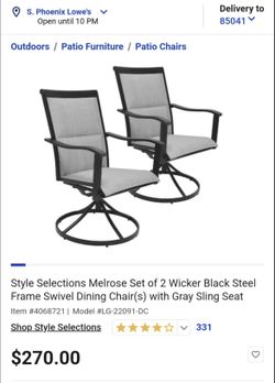 Chairs Set Of 2