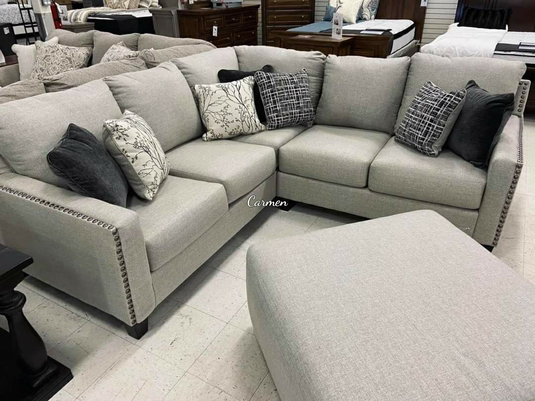 NEW IN BOX - 2pc Sectional Sofa 🌳 Sala 