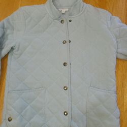 $3 M Charter Club Snap Button Front Light Blue