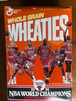 Chicago Bulls 1991 Championship Wheaties Box