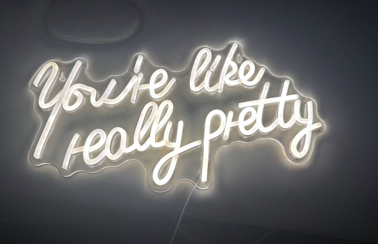 Lashes Letters LED Sign Light, take the two for $35