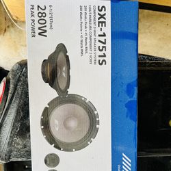2 Sets Alpine Speaker  SXE1751 S  6 1/2