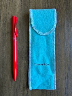Tiffany & Co. Ballpoint Pen in Red Lacquer Finish