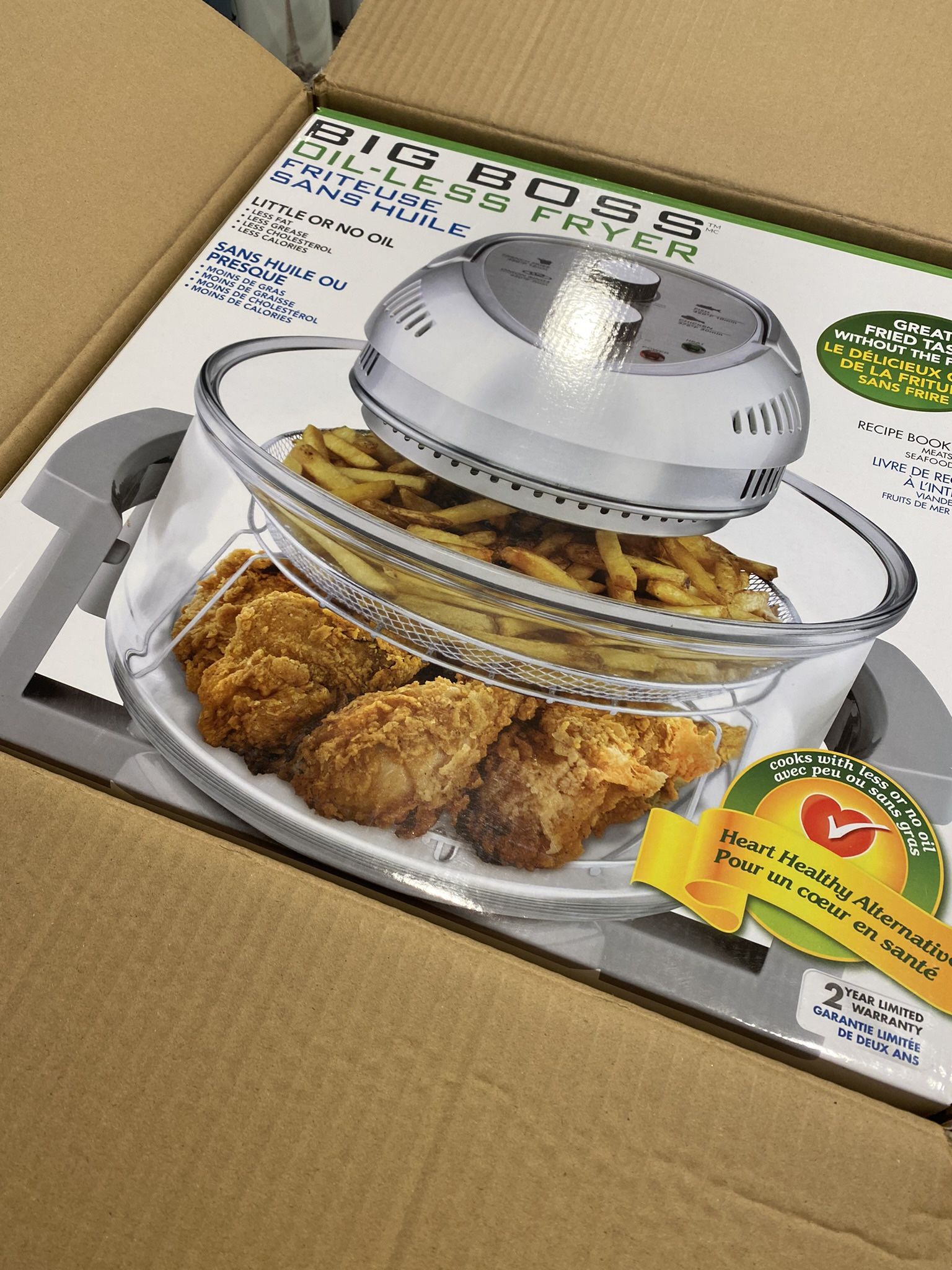 Big Boss-$45 Glass Air fryer
