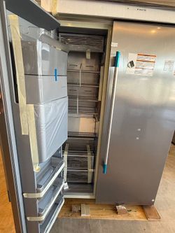 KitchenAid 48" 29.4 Cu. Ft. PrintShield Stainless Steel Built-In Side-by-Side Refrigerator with Water and Ice Dispenser
