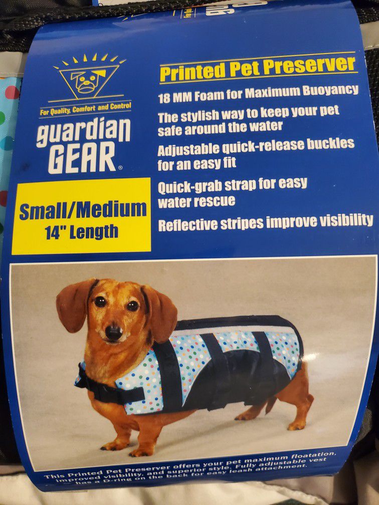  Pet Life Jacket/ Preserver  S/M Brand New