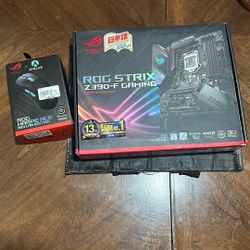 PC Asus ROG Astrid Z390F And asus x aim lab mouse 