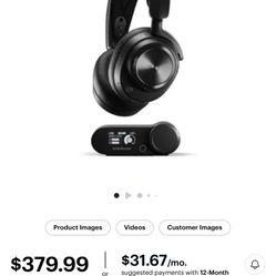 SteelSeries - Arctis Nova Pro Wireless Multi Gaming Headset for PC, PS5, PS4, Switch - Black