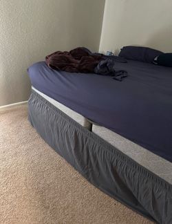 Stella King Size Mattress w/ Bedframe and Box Springs