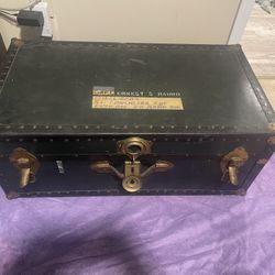 Vintage Military Trunk