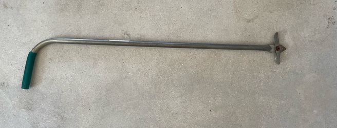 Wingdigger Compost Aerator Tool | Galvanized Steel Garden Soil Mixer Turner