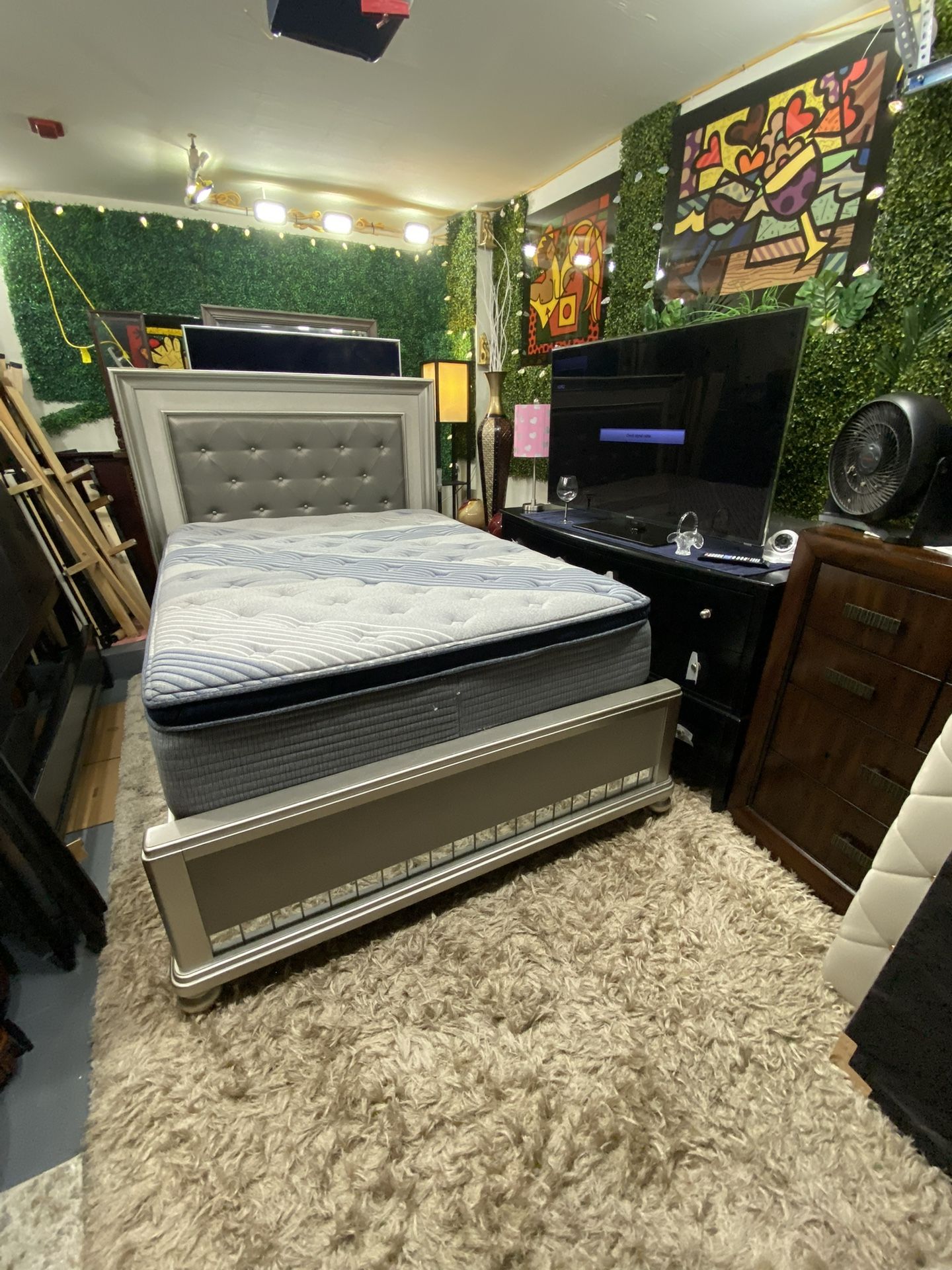 Queen Bed Frame And Mattress