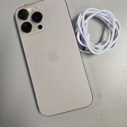 Iphone 16 pro max 256 gb att&t fully paid factory unlocked for all carriers including metropcs lycamobile simple mobile sprint ultra mobile mints mobi