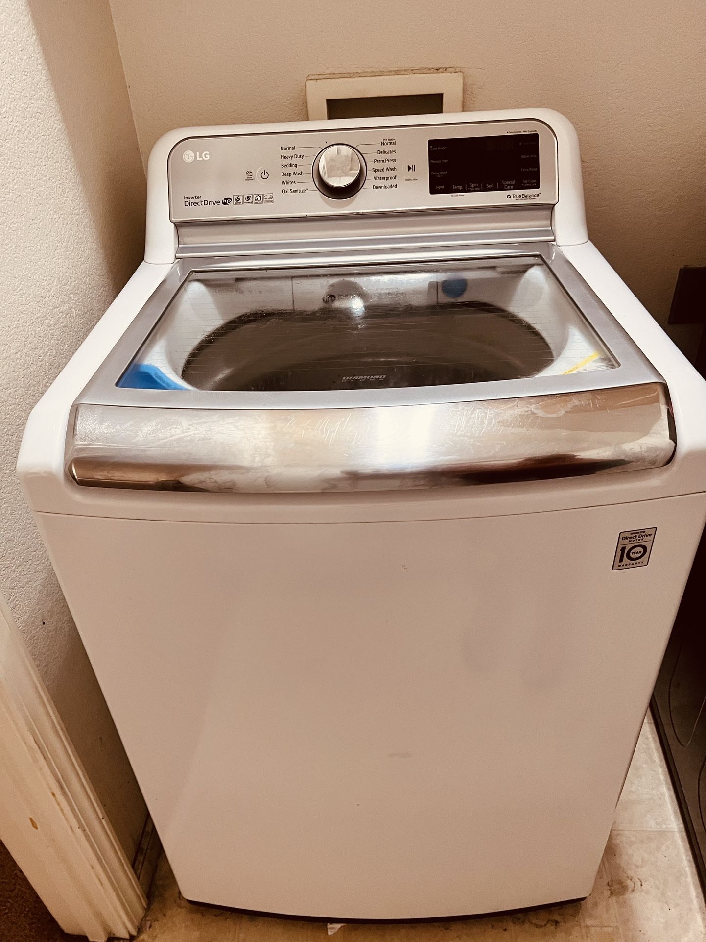 LG Extra Large Capacity Top Load Washer