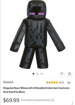 Minecraft Enderman Inflatable Costume