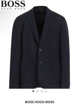 Hugo Boss suit jacket Size 46c navy blue 