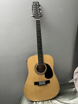 Mitchell D120S12E 12-String Dreadnought Acoustic-Electric Guitar Natural