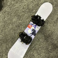 Morrow 138 Cm Snowboard/Bindings/New Wax/Also Sell Boots/Helmet/Cargo/Glove/Pants/Coat/Ski Mask Masks