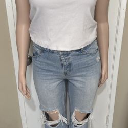 And Now This Women’s Distressed Women’s Jeans Size 32