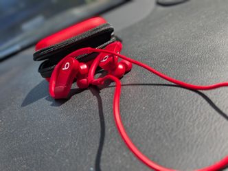 Beats by Dre Powerbeats High-Performance Wireless Earphones - Red
