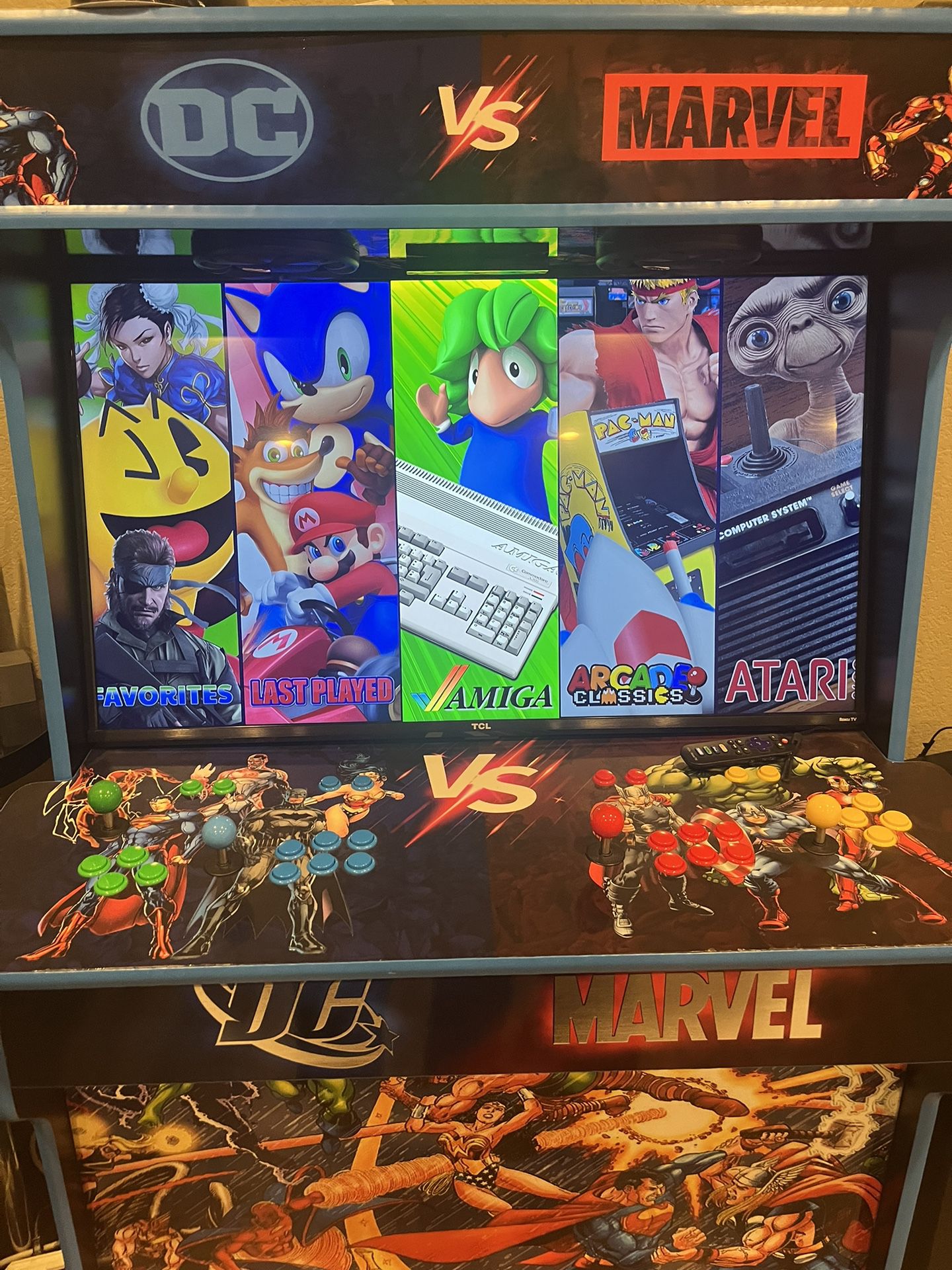 Arcade Machine DC Vs Marvel, 10,000+ old school games.