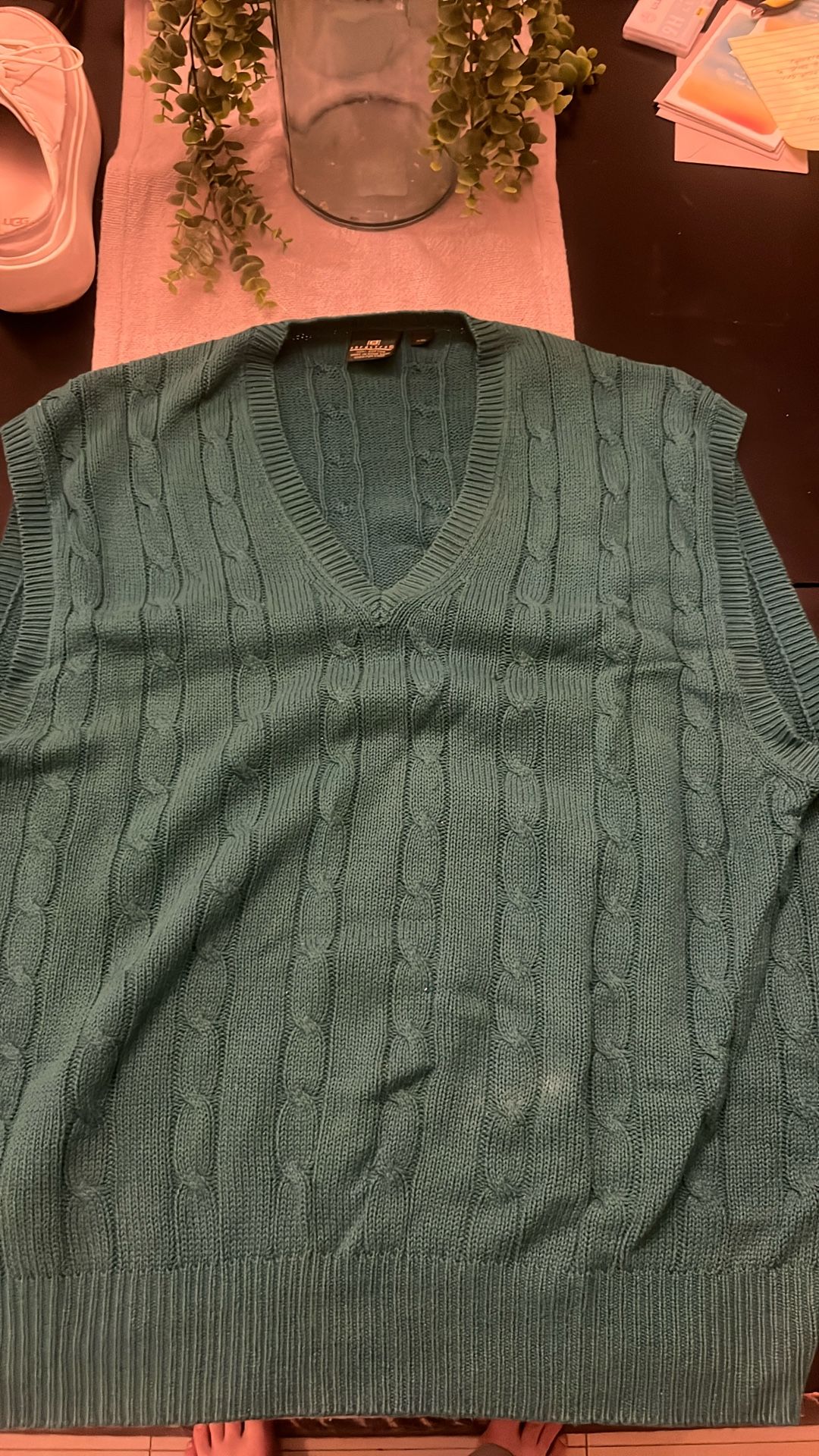 Green Nordstrom Sweater Vest