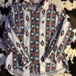 Women’s Vintage Western Button Up