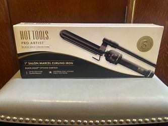 Hot Tools Black 1” Salon Marcel Curling iron - New