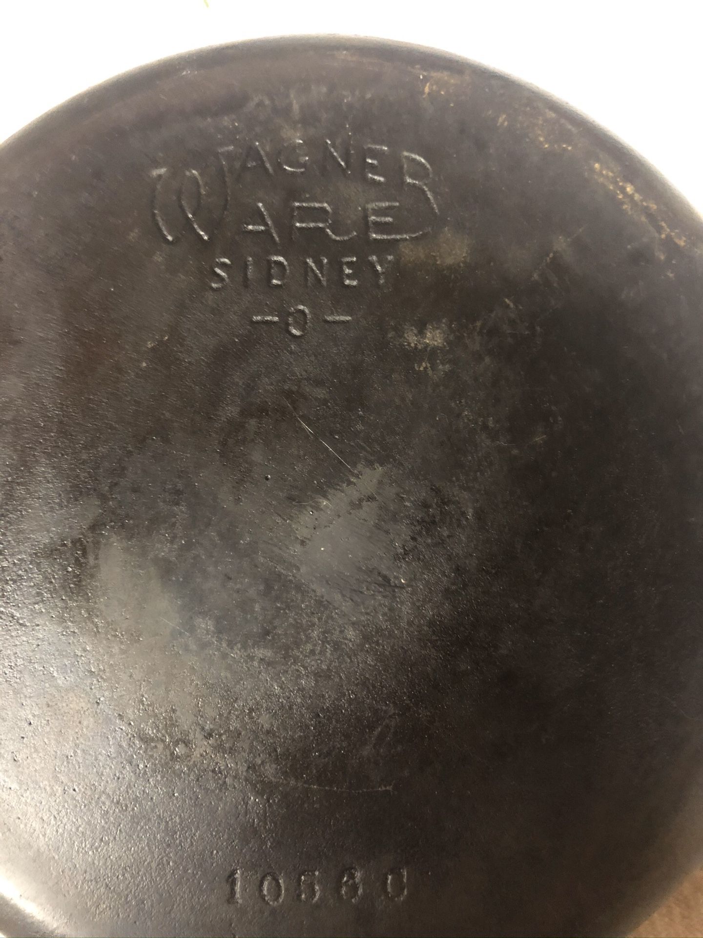 Wagner cast iron frying pan