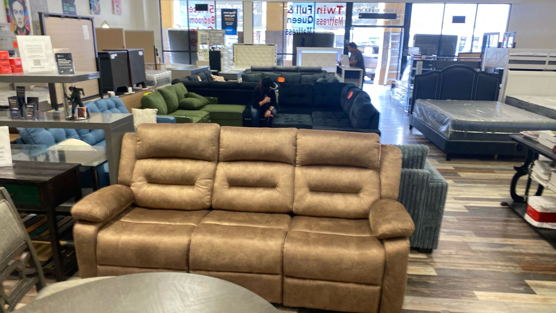 Brown Recliner Couch