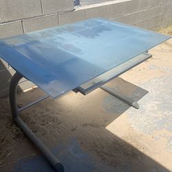 Glass Desk
