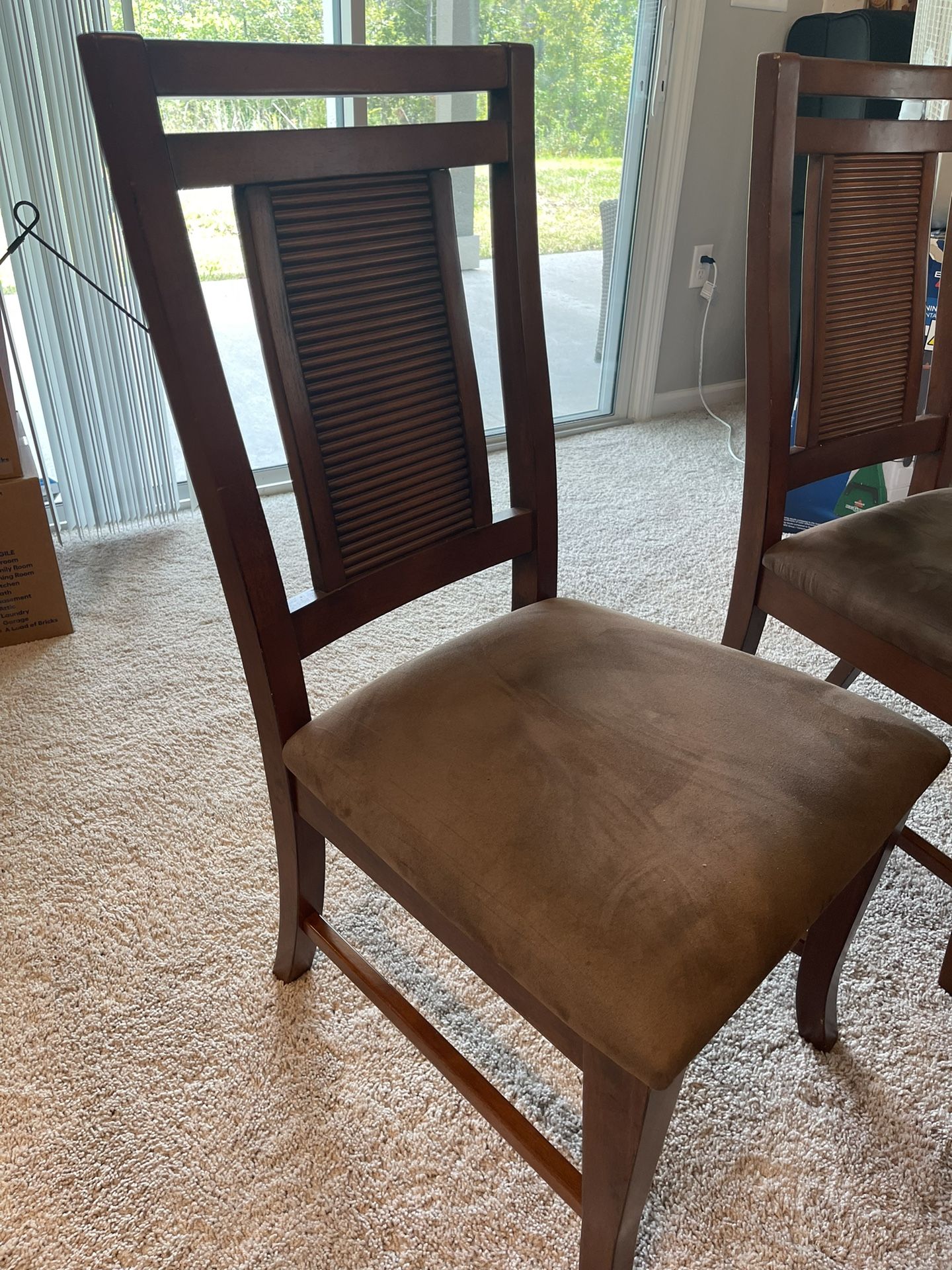 5 Piece Mahogany Dining Table Set