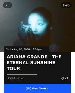 Ariana Grande Tour concert tickets