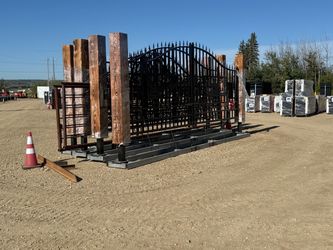 20FT Double Swing Driveway Gate – Heavy Duty Custom Design