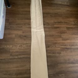 NWOT Slippery Satin Like Fabric Shower Curtain In Tan 70 X 73” 100% Polyester