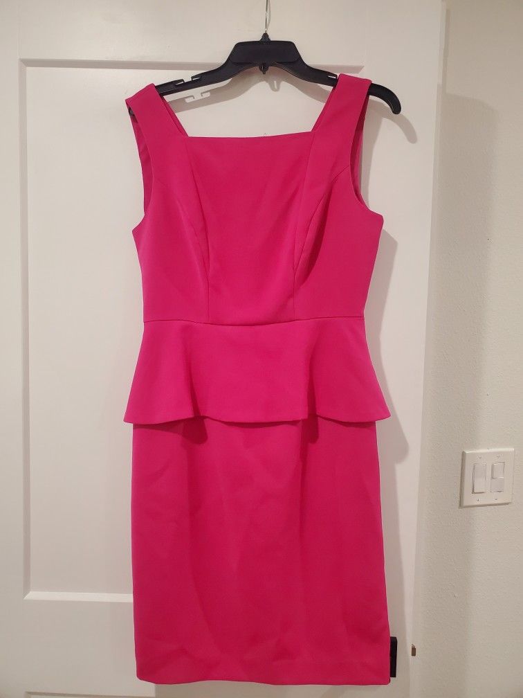 Anne klein hot pink Women dress sz 6