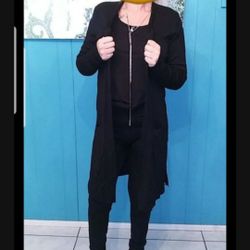 Alexander + Oak Black Cardigan