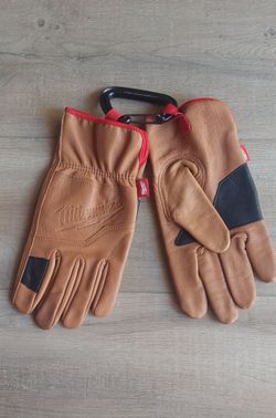 NEW Milwaukee Leather Work Gloves – Genuine Leather