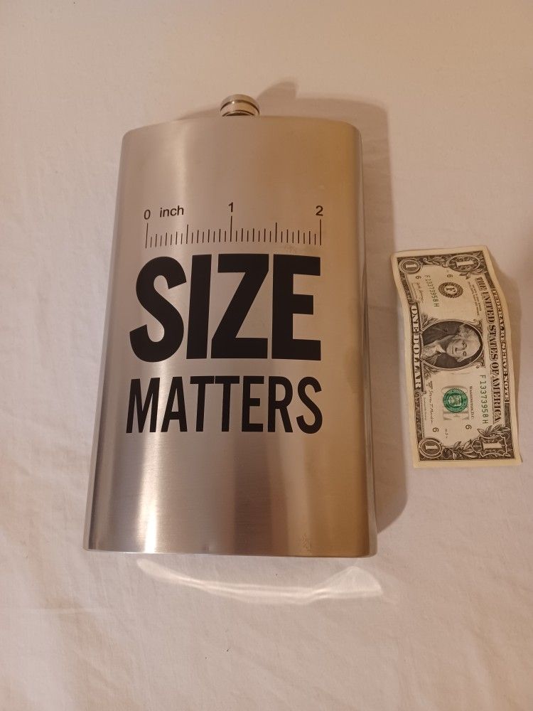 Size Matters huge oversized flask