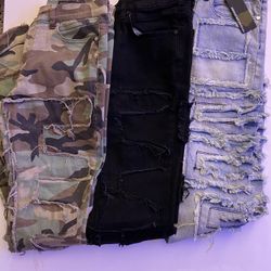 rockstar original stacked flared jeans