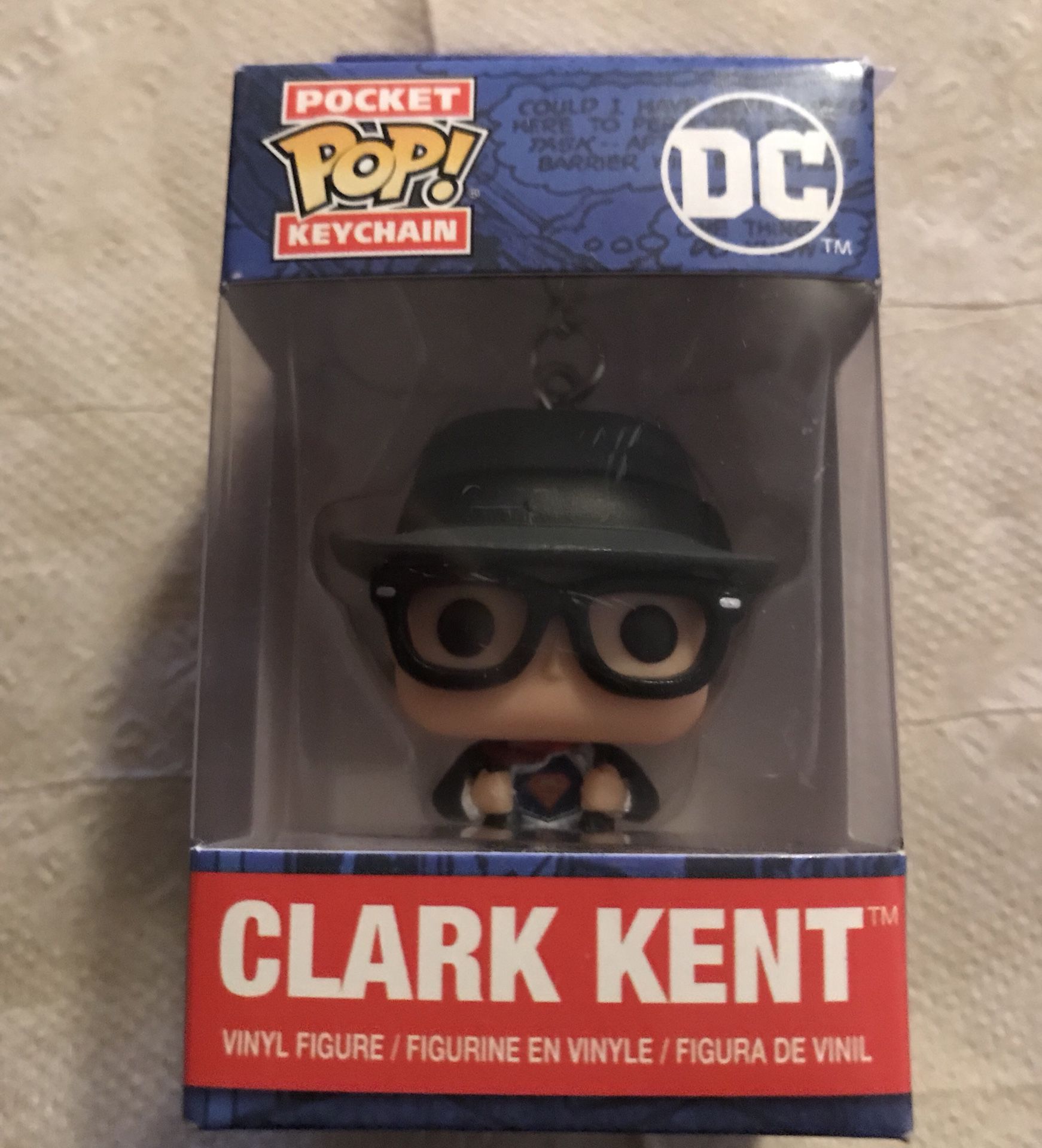 Clark Kent keychain
