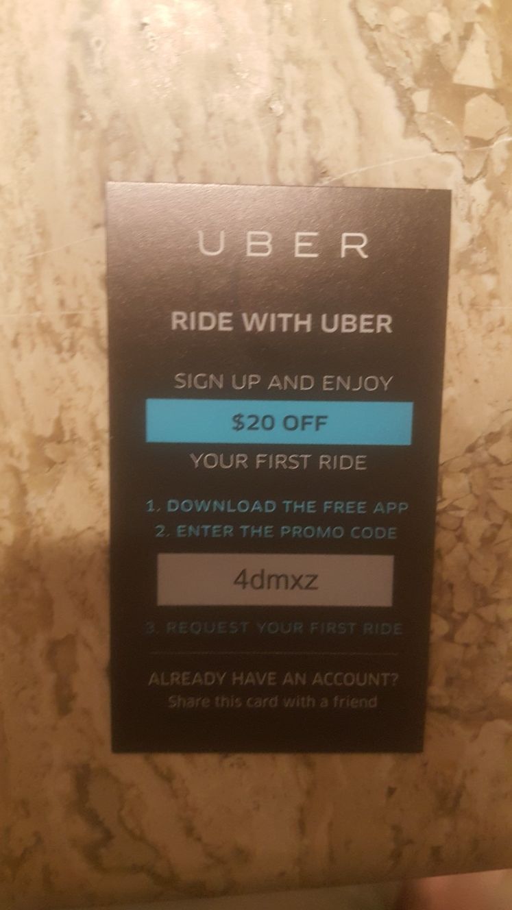 $20 off first uber ride