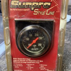 New/old stock sunpro style line 2” water temperature gauge - $10 (Withamsville)