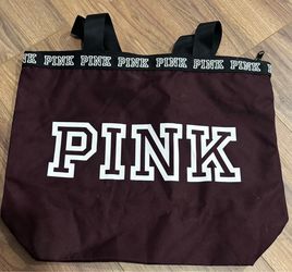 Pink Maroon tote