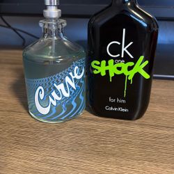 Calvin Klein Shock Cologne And Curve Wave Cologne 
