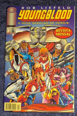 YOUNGBLOOD 1 PORTUGUESE ED BRIGADE 1 NM 1996 LIEFELD MATSUDA IMAGE