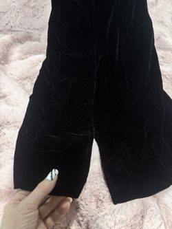 Vintage Karen Lucas for Niki Black Velvet Dress | Size 12 | Made in USA