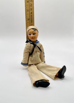 Vintage Sailor Doll